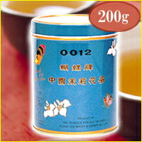 画像をギャラリービューアに読み込む, ジャスミン茶 胡蝶牌 200g 青缶(中)